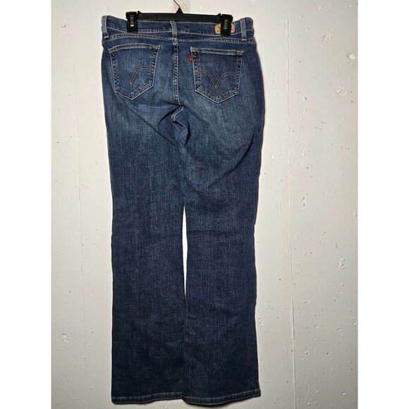 Levis Womens 529 Curvy Bootcut Denim Blue Jeans Size 12L Long Casual Boot Cut - Picture 2 of 11